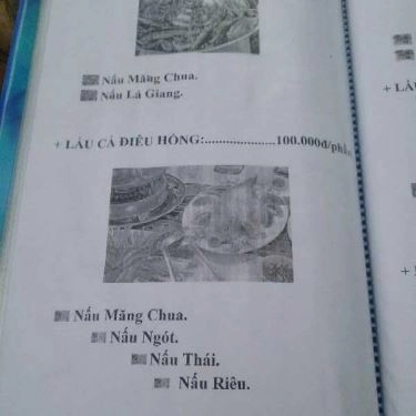 Thực đơn- Quán Ăn Quannuong.Vn
