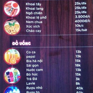 Thực đơn- Quán Ăn Quata - Lẩu Một Người