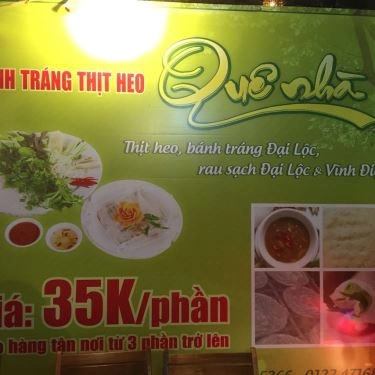 Tổng hợp- Quán Ăn Quê Nhà - Bánh Tráng Thịt Heo