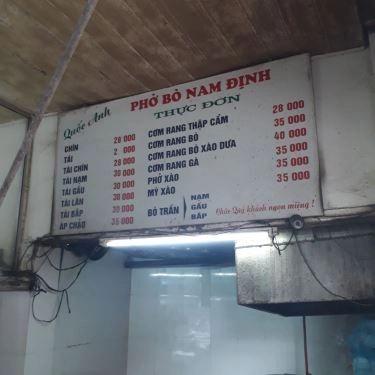 Tổng hợp- Quán Ăn Quốc Anh - Phở Bò Nam Định