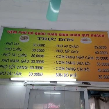 Tổng hợp- Quán Ăn Quốc Tuấn - Phở Bò Nam Định