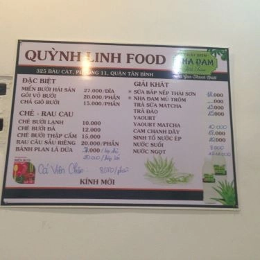 Thực đơn- Quỳnh Linh Food - Quán Ăn Vặt
