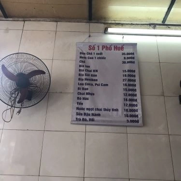 Thực đơn- Quán Ăn Quỳnh Ngà - Bún Chả, Nem Cua Bể