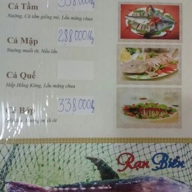 Tổng hợp- Quán Ăn Rạn Biển 1 - Phan Thúc Duyện