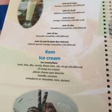Thực đơn- Quán Ăn Pizza & Trà Sữa Refresh