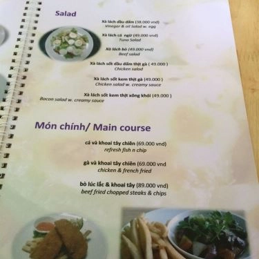 Thực đơn- Quán Ăn Pizza & Trà Sữa Refresh