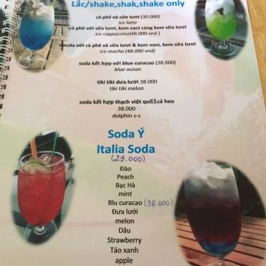 Thực đơn- Quán Ăn Pizza & Trà Sữa Refresh