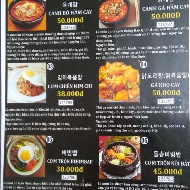 Thực đơn- Quán Ăn Rice Club Gò Vấp