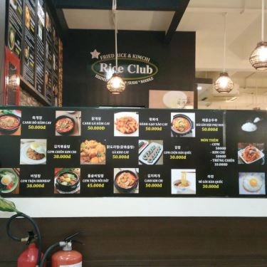 Thực đơn- Quán Ăn Rice Club Gò Vấp