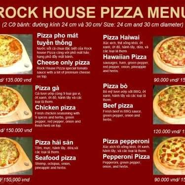 Thực đơn- Rock House Pizza