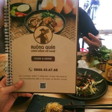 Thực đơn- Quán Ăn Ruộng Quán - Lươn Đồng Xứ Nghệ