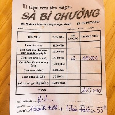 Tổng hợp- Quán Ăn Sà Bì Chưởng - Cơm Tấm Sài Gòn