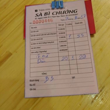 Thực đơn- Quán Ăn Sà Bì Chưởng - Cơm Tấm Sài Gòn