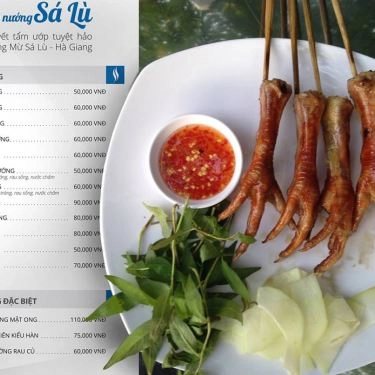 Món ăn- Quán Ăn Quán Nướng Sá Lù