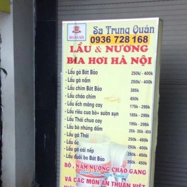 Tổng hợp- Quán Ăn Sa Trung Quán - Bia Hơi & Lẩu Nướng