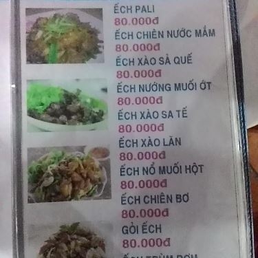 Thực đơn- Sài Gòn Mới - Nhà Hàng Gia Đình