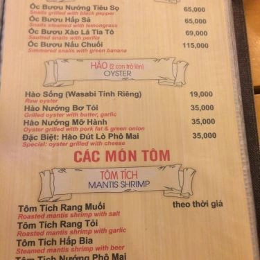 Tổng hợp- Quán Ăn Sài Gòn New - Hoàng Việt