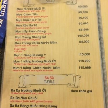 Tổng hợp- Quán Ăn Sài Gòn New - Hoàng Việt