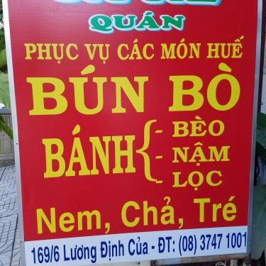 Thực đơn- Quán Ăn Sa Kê - Ẩm Thực Huế