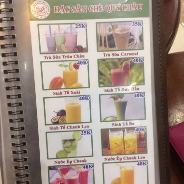 Thực đơn- Quán Ăn Samovar - Đặc Sản Chè Quý Châu