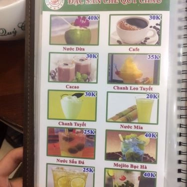 Thực đơn- Quán Ăn Samovar - Đặc Sản Chè Quý Châu
