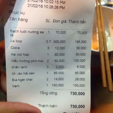 Thực đơn- Quán Ăn Săn Bắn Cá - Quán Nhậu Bình Dân