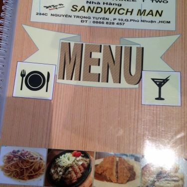 Thực đơn- Nhà Hàng Sandwich Man - Cơm, Thức Ăn Nhanh & Giải Khát