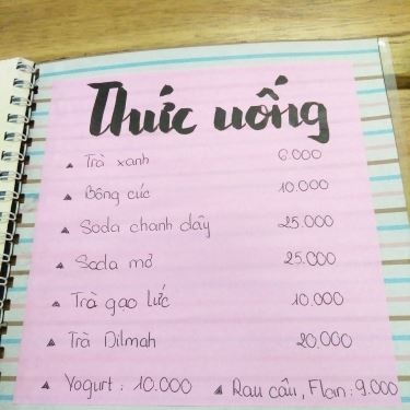 Thực đơn- Nhà Hàng Sarva - Ẩm Thực Chay - Hoàng Kế Viêm