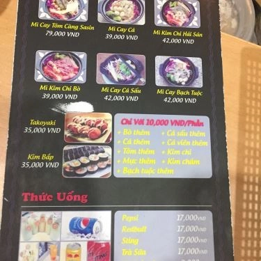Tổng hợp- Quán Ăn Sasin - Mì Cay 7 Cấp Độ Hàn Quốc - Chùa Láng