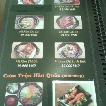 Thực đơn- Quán Ăn SaSin - Mì Cay 7 Cấp Độ Hàn Quốc - Nguyễn Thị Định