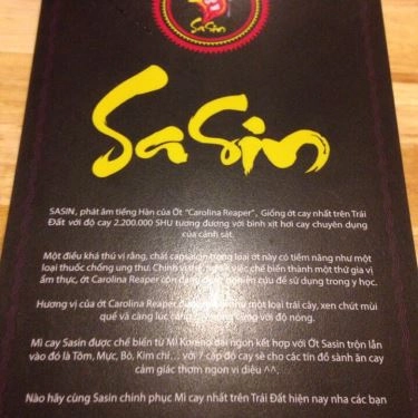 Tổng hợp- Quán Ăn SaSin - Mì Cay 7 Cấp Độ Hàn Quốc - Thái Nguyên