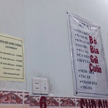Thực đơn- Quán Ăn Sáu Bột Chiên - Tên Lửa