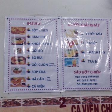 Thực đơn- Quán Ăn Sáu Bột Chiên - Tên Lửa