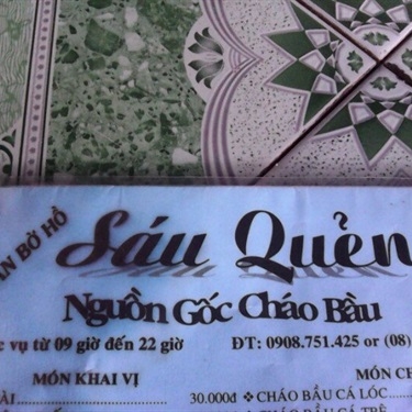 Tổng hợp- Sáu Quẻn - Quán Ăn Bờ Hồ