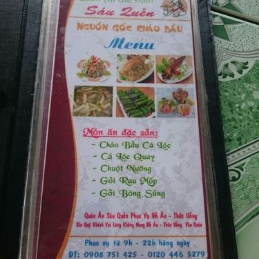 Thực đơn- Sáu Quẻn - Quán Ăn Bờ Hồ