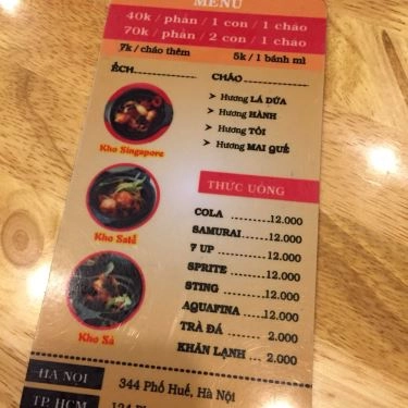 Tổng hợp- Quán Ăn Sentosa Food - Cháo Ếch Singapore - Tô Hiến Thành