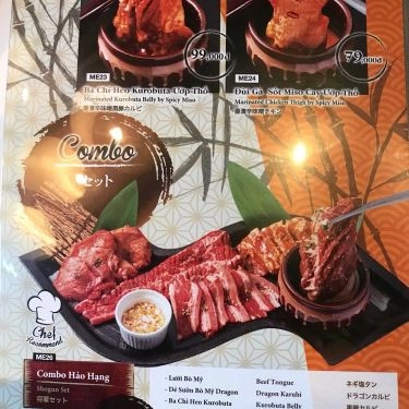 Thực đơn- Quán Ăn Shogun - Japanese Street BBQ - Lê Quý Đôn
