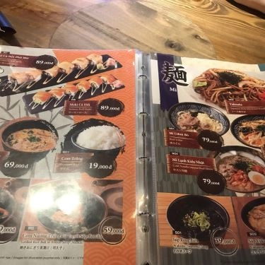 Thực đơn- Quán Ăn Shogun - Japanese Street BBQ - Lê Quý Đôn