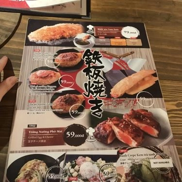 Thực đơn- Quán Ăn Shogun - Japanese Street BBQ - Lê Quý Đôn