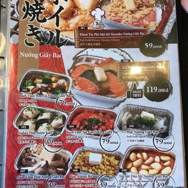 Thực đơn- Quán Ăn Shogun - Japanese Street BBQ - Lê Quý Đôn