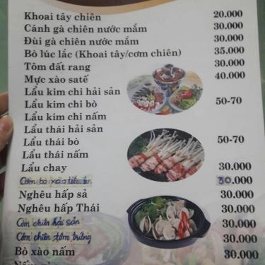 Thực đơn- Quán Ăn Siêu Rẻ Quán - Các Món Ăn Bình Dân