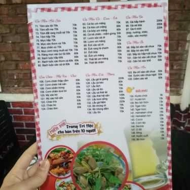 Thực đơn- Quán Ăn Sò Huế - Tố Hữu