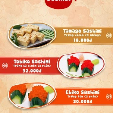 Thực đơn- Quán Ăn Sóc Sushi