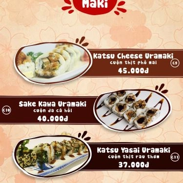 Thực đơn- Quán Ăn Sóc Sushi
