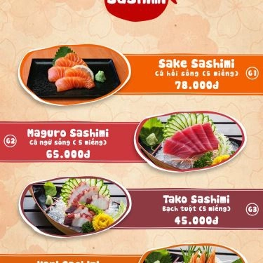 Thực đơn- Quán Ăn Sóc Sushi