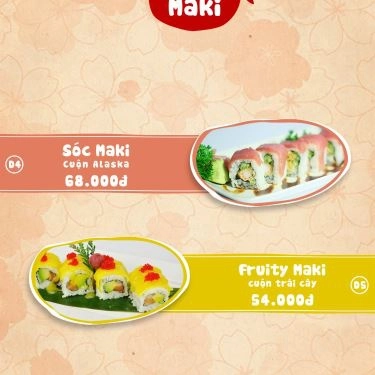 Thực đơn- Quán Ăn Sóc Sushi