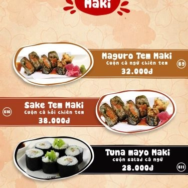Thực đơn- Quán Ăn Sóc Sushi
