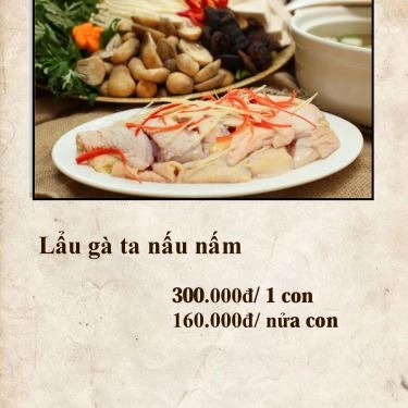 Thực đơn- Sơn Quán - Quán Ăn Gia Đình