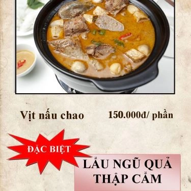Thực đơn- Sơn Quán - Quán Ăn Gia Đình