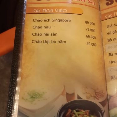 Thực đơn- Quán Ăn Sona - Các Món Nướng Tự Sướng